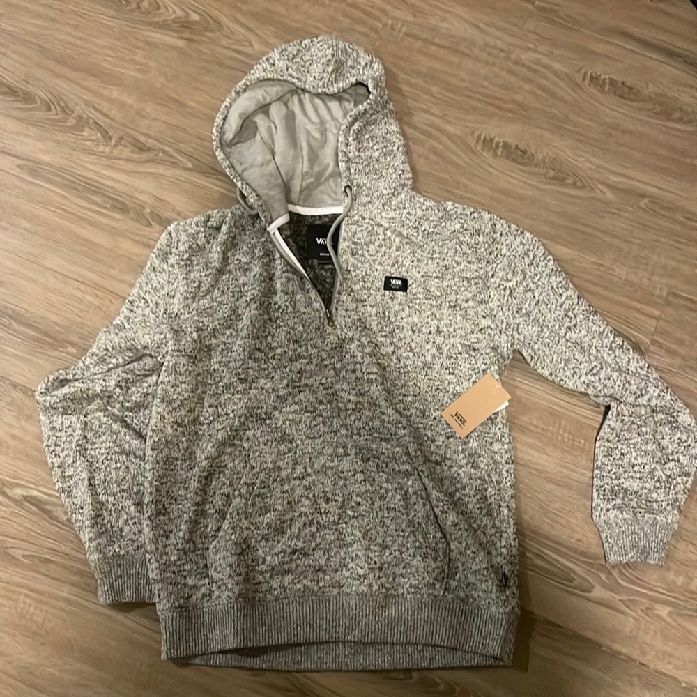 Vans grey hoodie sweatshirt NWT size medium